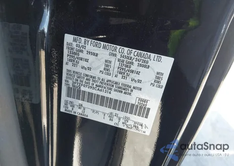 2002 Ford F-150 Lightning z USA, uszkodzony, nr VIN 2FTZF07392CA61316